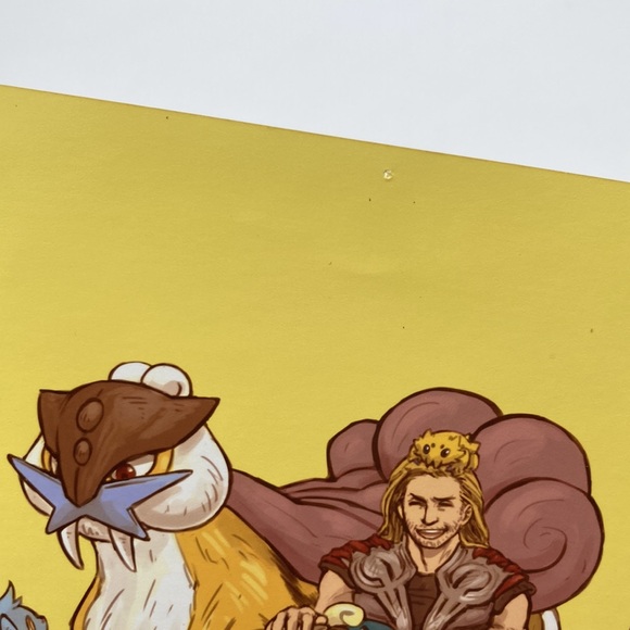 THOR & POKÉMON DESIGN PHOTO PRINT - Picture 3 of 3